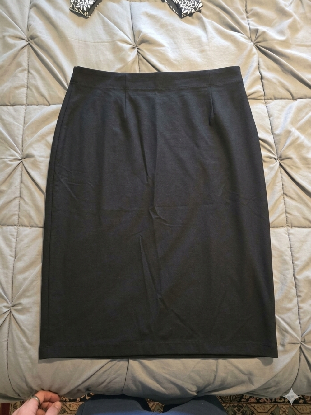 Eileen Fisher Black Pencil Skirt